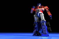 optimus prime en 3d